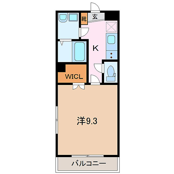 ヴィヴル　ミュウII 108｜静岡県富士市浅間本町(賃貸マンション1K・1階・30.24㎡)の写真 その2