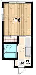 グレイスパレス 1Kの間取図画像