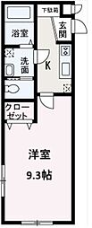 間取図画像 1K