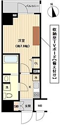 オーキッドレジデンス上野 1Kの間取図画像