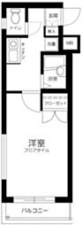 ダイホープラザ桜上水 1Kの間取図画像