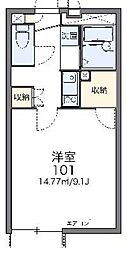レオネクストスカイハイツ 1Kの間取図画像