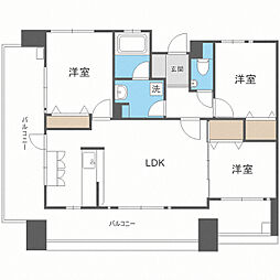 グランフォーレ西公園ザ・パークサイド 3LDKの間取図画像