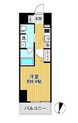 SHOKENResidence横浜戸部 1Kの間取図画像