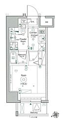 SYFORme西大井 1Kの間取図画像