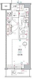 クレヴィスタ戸田 1Kの間取図画像