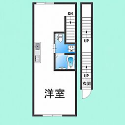BR Maison 堺石津 ワンルームの間取図画像