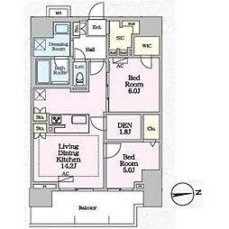 間取図画像 2SLDK