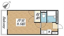 メイプル2 1Kの間取図画像