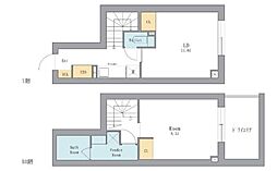 LEGALAND駒沢大学アネックス 1LDKの間取図画像