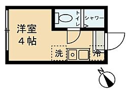GrandBox大泉学園 ワンルームの間取図画像