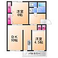 助松ハイツD棟1階4.7万円