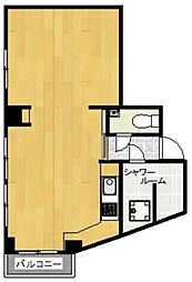 上智マンション ワンルームの間取図画像