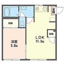 シマガ－デンハウス1 00103 ｜ 千葉県君津市内箕輪１丁目21-12（賃貸アパート1LDK・1階・36.70㎡） その2