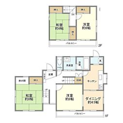上柏尾町貸家 1階4DKの間取り