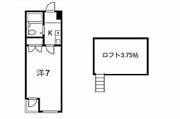 間取図画像 1K