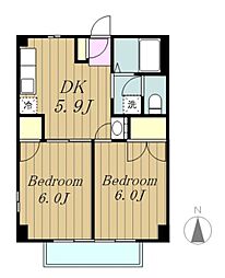 コーポラス丸山 2階