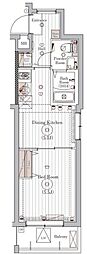 ミライズ柴又レジデンス 1DKの間取図画像