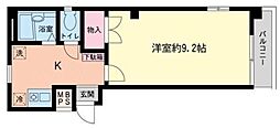フェリエ四谷 1Kの間取図画像