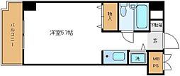 日興パレス横浜西 ワンルームの間取図画像