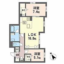 シャーメゾンプレミア椿 A0104 ｜ 鹿児島県鹿児島市城山町6-12（賃貸マンション2LDK・1階・71.88㎡） その2