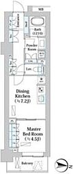 PARKHOMES文京小石川HillTerrace 1DKの間取図画像