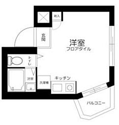 D-Rホームズ大山 ワンルームの間取図画像