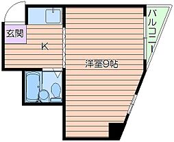 Osaka Metro谷町線 野江内代駅 徒歩7分の賃貸マンション 1階1Kの間取り