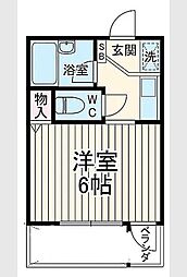 グランマルシェ 1Kの間取図画像