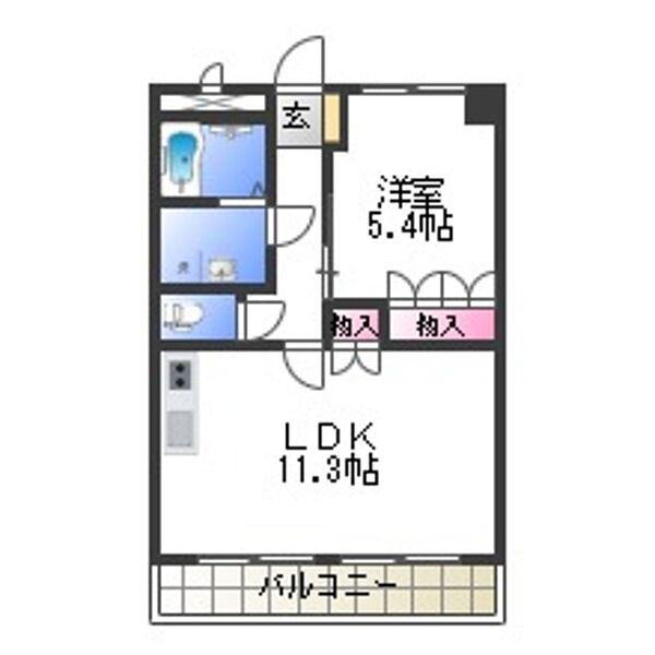 大阪府和泉市一条院町(賃貸アパート1LDK・2階・41.04㎡)の写真 その2