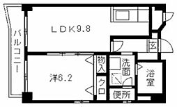 グランモール秋山 1LDKの間取図画像