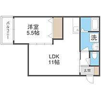 ＳｕｎＭａｒｋ高宮 302 ｜ 福岡県福岡市南区大楠３丁目19-6（賃貸アパート1LDK・3階・38.50㎡） その2