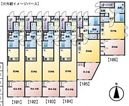 カレンレジデンス 1LDKの間取図画像
