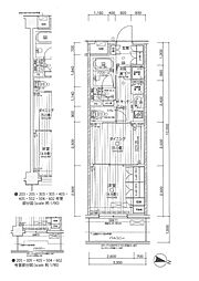 パレステージ西新井みどり公園 1DKの間取図画像