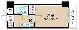 日神パレステージ豊田 1Kの間取図画像