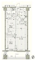 COSMOSREID西馬込 2LDKの間取図画像