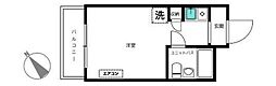 パピル吉祥寺 ワンルームの間取図画像