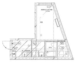 Ludens練馬2 1Kの間取図画像