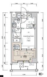 SYFORME TAKADANOBABAII 1LDKの間取図画像