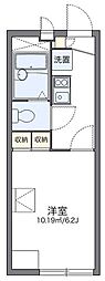 レオパレスＭＥ 2階1Kの間取り