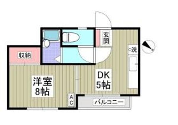 ル・パレセキ 301｜神奈川県川崎市多摩区堰１丁目(賃貸マンション1DK・3階・26.60㎡)の写真 その2