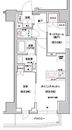 ジェイグランコート上野入谷 10階1SLDKの間取り