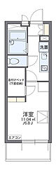 レオパレスアプロス 1Kの間取図画像