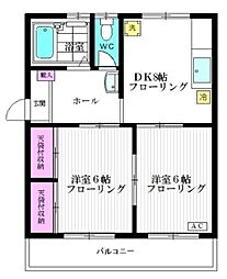 間取図画像 2DK