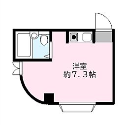 メゾンドみずほ ワンルームの間取図画像