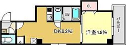 イルチェントロ本千葉駅前 1DKの間取図画像