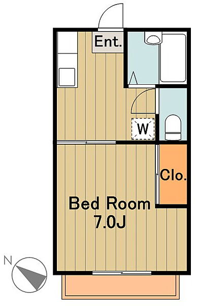 画像2:★バストイレ別に広さのある居室、使いやすいお部屋です★