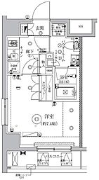 セジョリ武蔵関 1Kの間取図画像