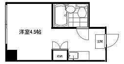 サンハイム田町 ワンルームの間取図画像