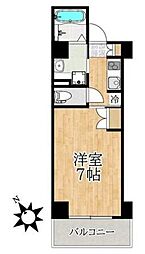 ステーションタワー浦安 1Kの間取図画像
